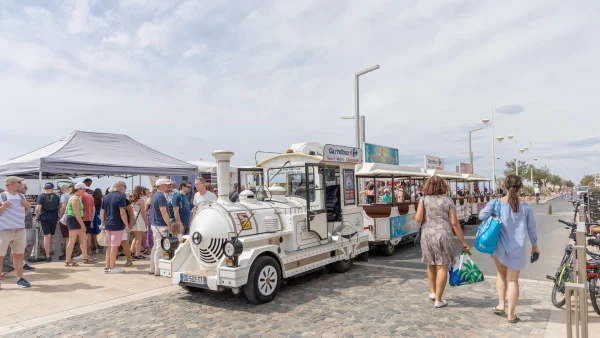 Prendre le petit train de Valras
